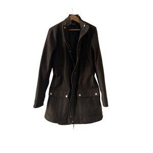 Wool Blend Express Mid Coat